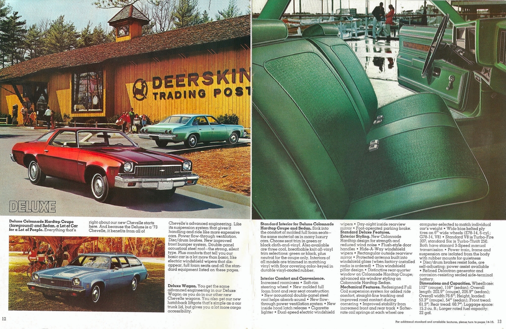 1973 Chev Chevelle Brochure Page 2